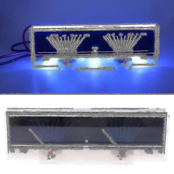Vu Meter Audio Power Amplifier Panel Dual Analog Level Db Meter Med Baklys