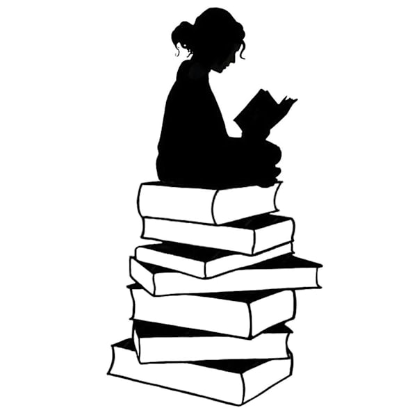 Exquisite Reading Girl Skæremaskiner Søde Skæremaskiner Prægningsform Skabelon