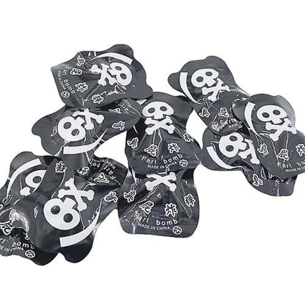 20-pack Fartbombspåsar Stinkbomber Stinkiga Skämtartiklar black