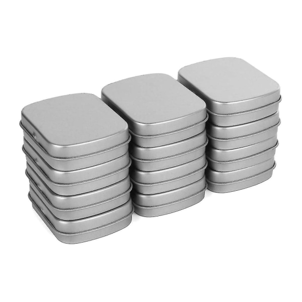 Metallbeholdere - 12-paknings metallbeholdere Mini bærbare boksbeholdere for tegnestift, perleørering J