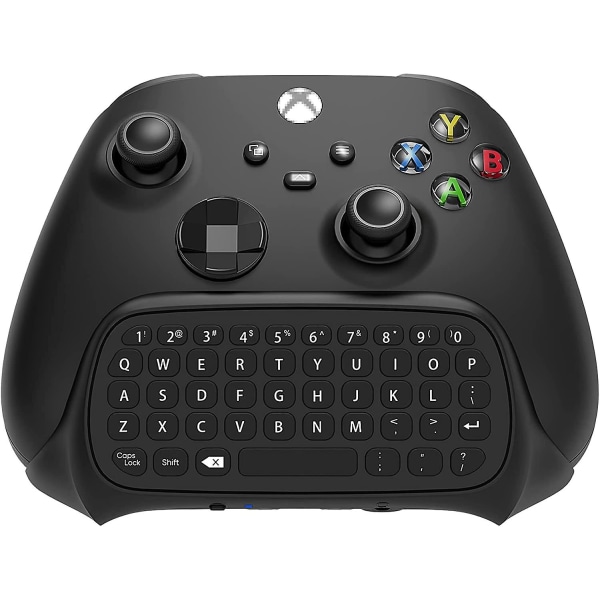 Tangentbord för Xbox Series X/S-kontroll, för Xbox One/S/kontroll Gamepad, 2.4ghz Mini QWERTY-tangentbord för spelchatt med ljud/headset J