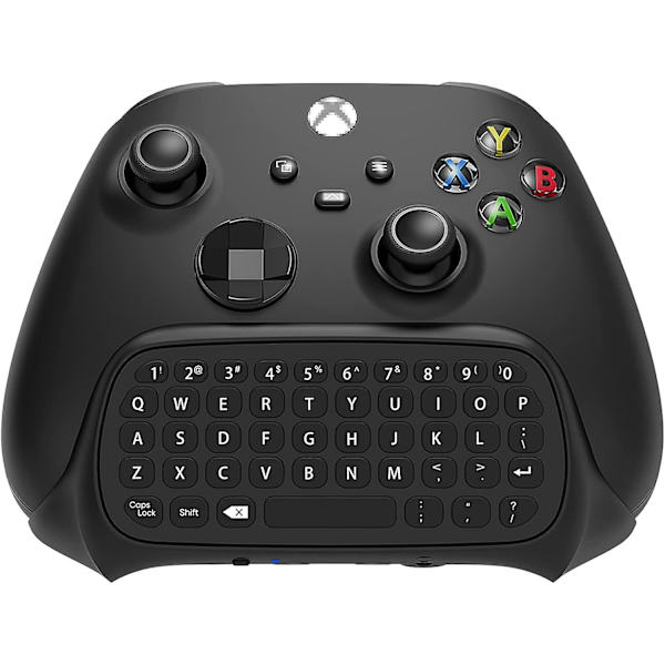 Tastatur for Xbox Series X/S-kontroller, for Xbox One/S/kontroller Gamepad, 2.4ghz Mini QWERTY-kontrollertastatur for spillchat med lyd/hodetelefon J