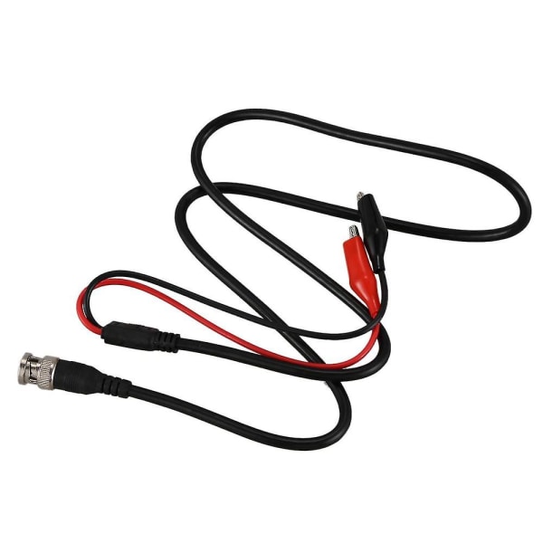 P1011 Bnc Q9 Han- och Dubbelpunkt Oscilloskop Sonda Testprober Kabel 1m