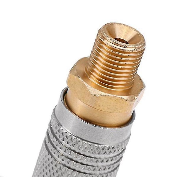 2 stk. Metal Udvidet Pcp Luft Opladning Hurtig Udløsning Adapter Stik 1/8 Bsp Værktøj Tilbehør