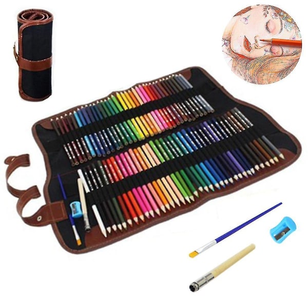 72 akvarellstifter for barn og voksne, vannløselige fargestifter for blanding, lagdeling og akvarellmaling