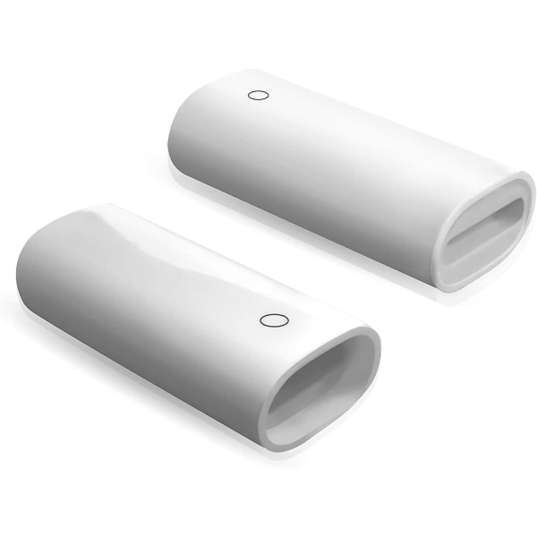 Apple Pencil Adapter Opladerkabel Til Apple Pencil Og Ipad Pro (pakke med 2) - Hvid