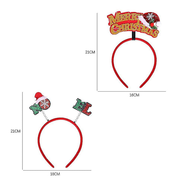 Joulu- ja juhlapyhäpäähine hiuspanta päähine lapsille aikuisille naamiaisiin style 1