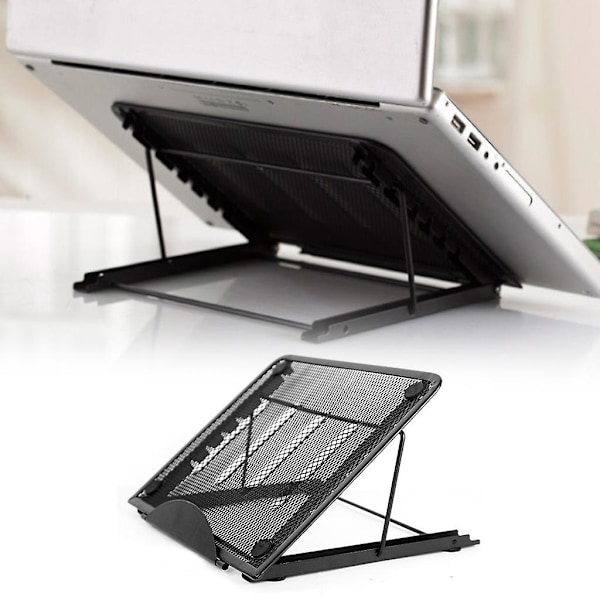 6 Høydejusterbar Bærbar PC Tablet Stativ Brakett Sammenleggbar Laptop Holder