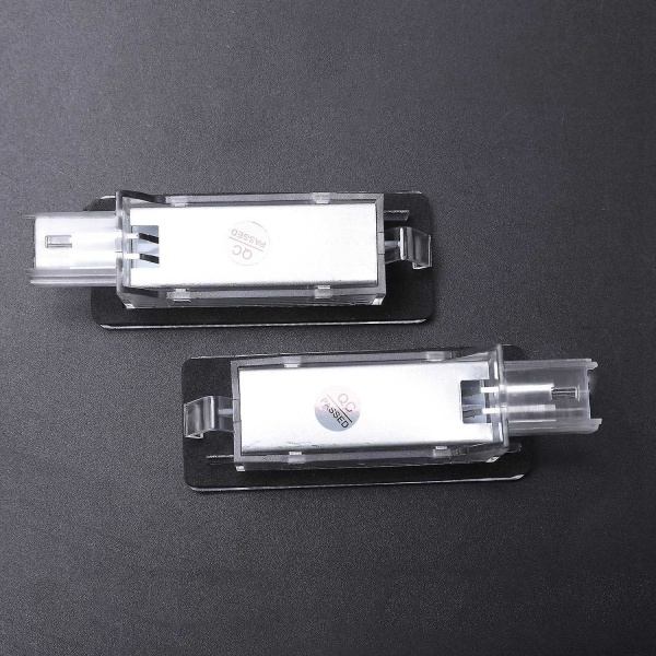 Bil LED Nummerpladelys Lampe Til Renault Espace Mk4 Scenic Mk2 Laguna 2 Dacia Duster Lodgy Log