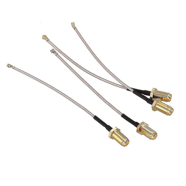 4x Mini Pci til Rp-hun Pigtail Antenne Wi-fi Koaksialkabel