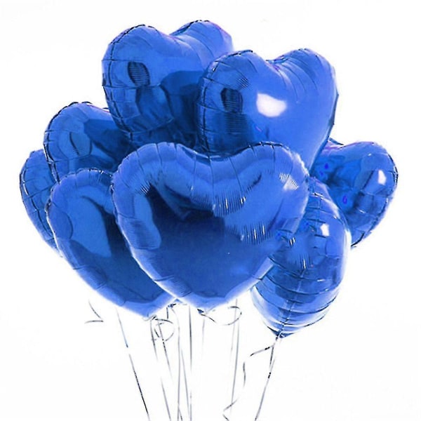 1/10 stk Globos 18 tommer folieballon aluminium bryllupsfest kærlighed hjerteformet