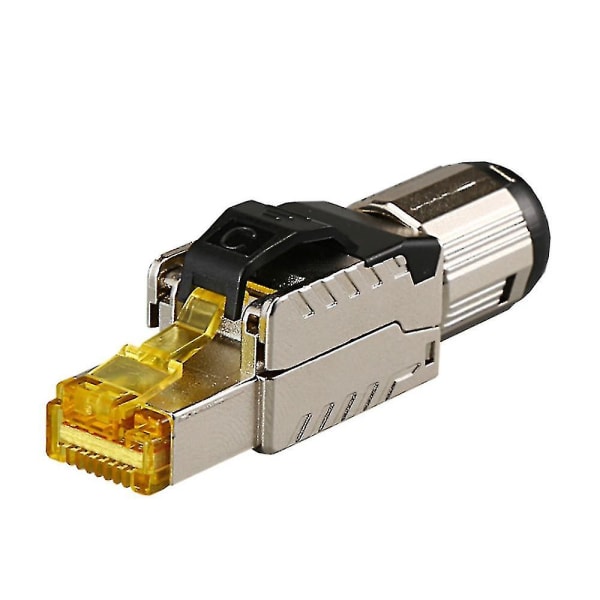 2 stk Cat8 industriell Ethernet-kontakt Rj45 skjermet feltpluggverktøy