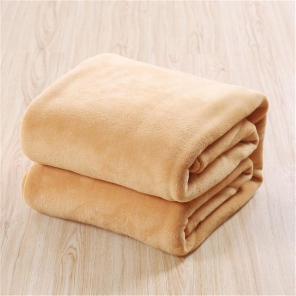 Super Soft Warm Solid Warm Micro Plush Fleece Blanket Throw Rug Sofa Bedding