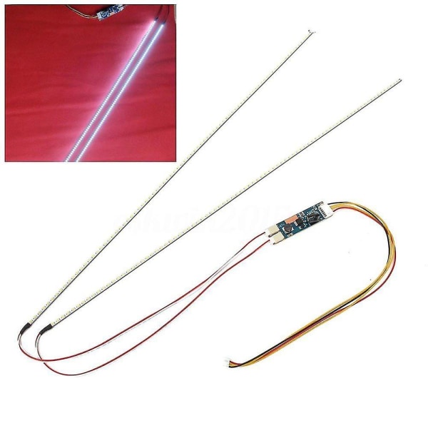 Hvit Universal LED-bakgrunnsbelysningssett for LED-lys med støtte for 24 tommer 540 mm