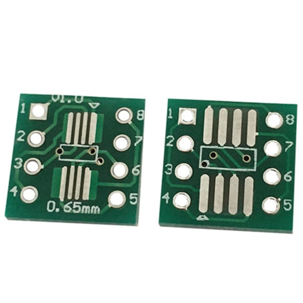 500 stk/parti Tssop8 Ssop8 Sop8 To Dip8 Pcb Sop8 Sop Transfer Board Dip Pin Board Pitch Adapter