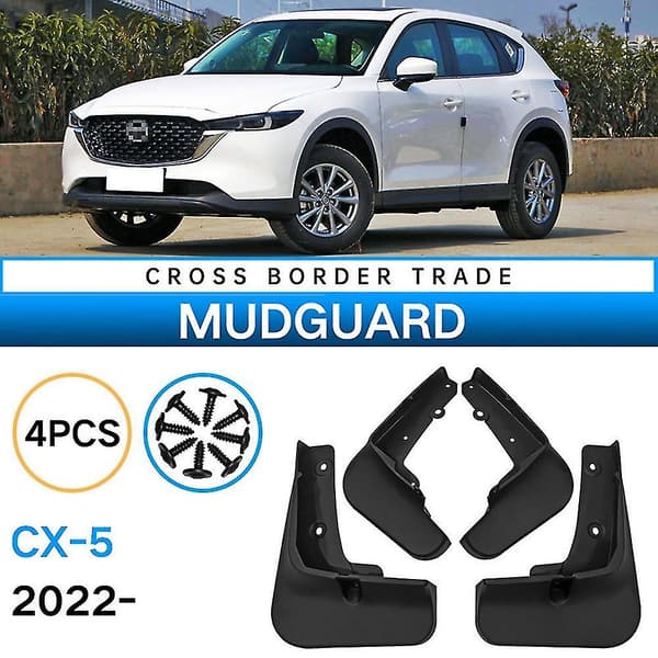 Til -5 2022 Høj Stænklapper Mudflaps Mudguards Mudflap Stænkskærm Mudguard Beskyttelse Tilbehør