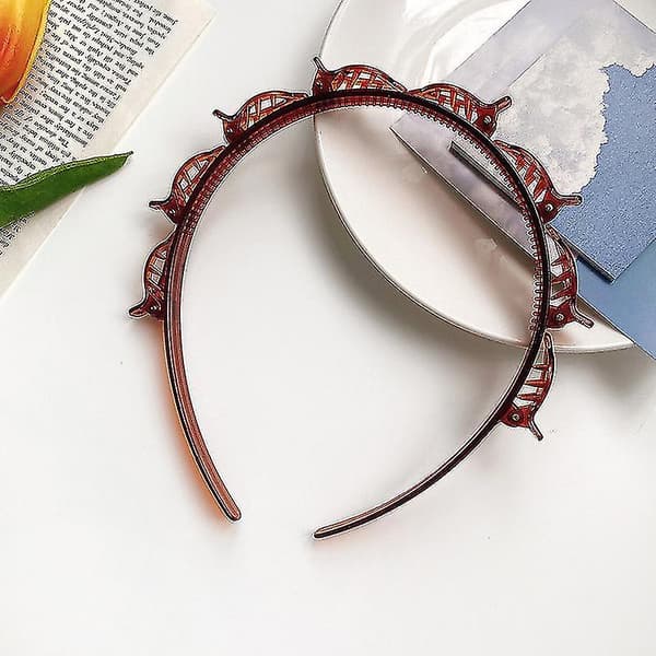 2 Hårklipp Hodebånd, Vridde Og Klipp Hodebånd, Hårklipp Hodebånd, Armbåndsklipp Og Flere Lag Med Uthulede Artefakter