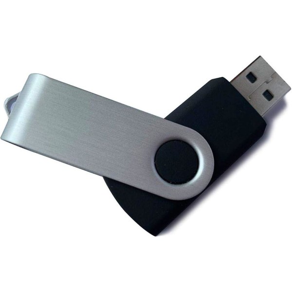 10-paknings USB-minnepinne, 8gb-flashstasjon, Usb2.0-flashstasjon, dreibar flash-stasjon, minnepinner, minnepinne, svart