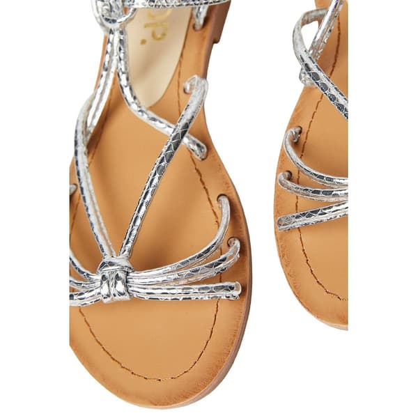 Dorothy Perkins Naiset/Naiset Fleur Metalliset Solmitut Sandaalit 3 uk