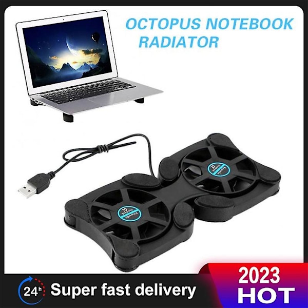 Kjøleplate Mini Usb Port Fan Kjøler Foldbar Cpu Kjøling Spill Hot Selling Kjøling
