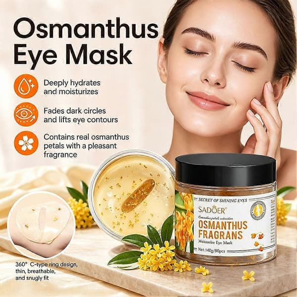 SADOER Osmanthus kosteuttava silmänaamio 80 kpl