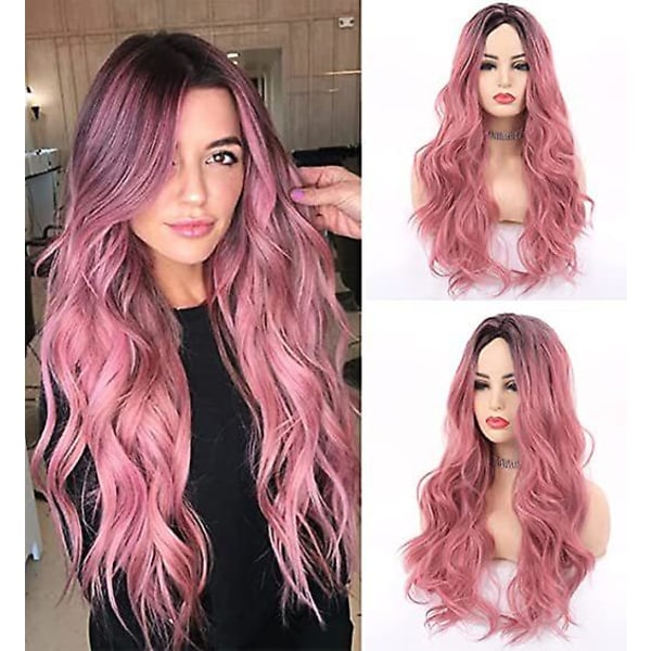 Brun damperuk med rosa gradient