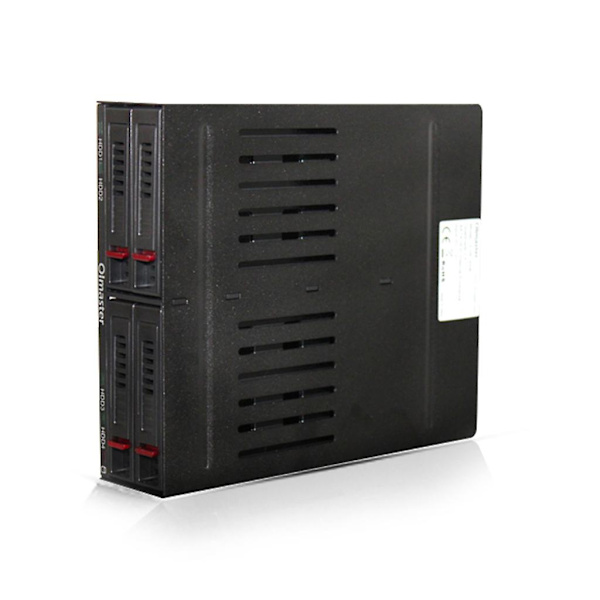 He-2006 4x2,5in hårddiskfodral låda intern rack kapacitetsutbyggnad med LED