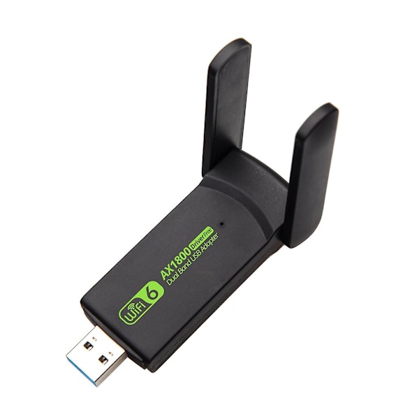 Wifi6 nettverksadapter 1800m 2.4g 5ghz Dual-band Wifi Usb3.0 Lan Ethernet-kort