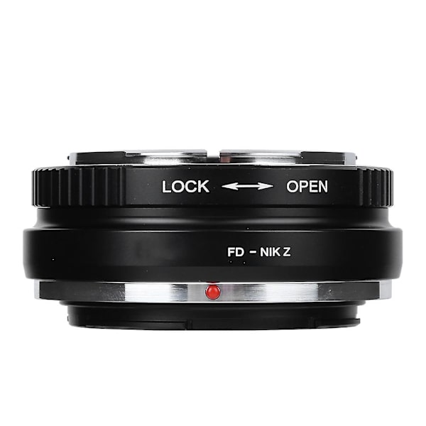 FD-Z-kiinnityssovitinrengas Canon FD -objektiiville Nikon Z -kiinnityskameraan - alumiiniseos