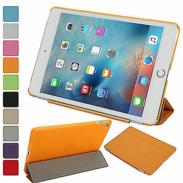 Smart magnetisk deksel automatisk vekke/sove beskyttende deksel for iPad Air 1 Xmas Orange