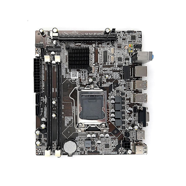 H55 Bundkort LGA1156 Understøtter I3 530 I5 760 Serie CPU DDR3 Hukommelse Bundkort+i3 550 CPU+SATA C