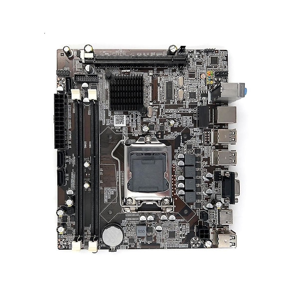 H55 Moderkort LGA1156 Stödjer I3 530 I5 760 Serie CPU DDR3 Minne Moderkort+i3 550 CPU+SATA C