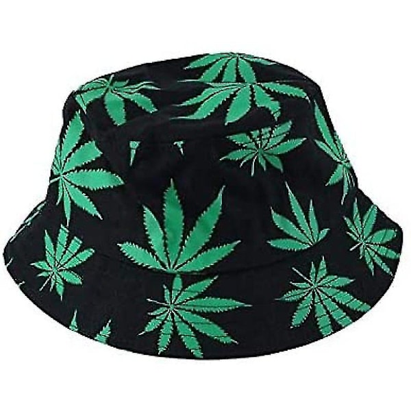 Unisex Sun Hat Bucket Hat Hemp Pattern Hat Head Circumference About 58cm