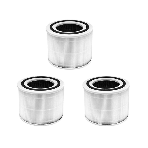 3 stk HEPA-filter for luftrenser Core 300 Aktivt karbonfilter Core 300 Luftrenserfilter