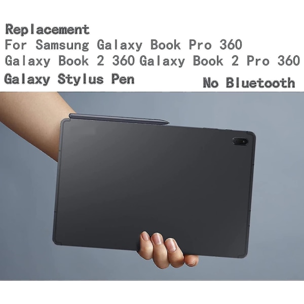 Galaxy Tab S7 Fe S Pen Kynän vaihtokynä Samsung Galaxy Tab S7 Fe Sm-t730, Sm-t733, Sm-t736b Tj-780 kynä + kärjet/kärjet ilman Bluetooth [musta]