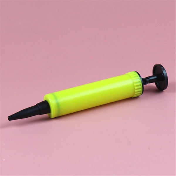 Bärbar Mini Hand Push Uppblåsbar Leksakspump