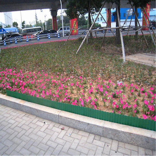 Trädgård gräsmatta plast flexibel staket stig gräs vägg kant kant blomma skydd