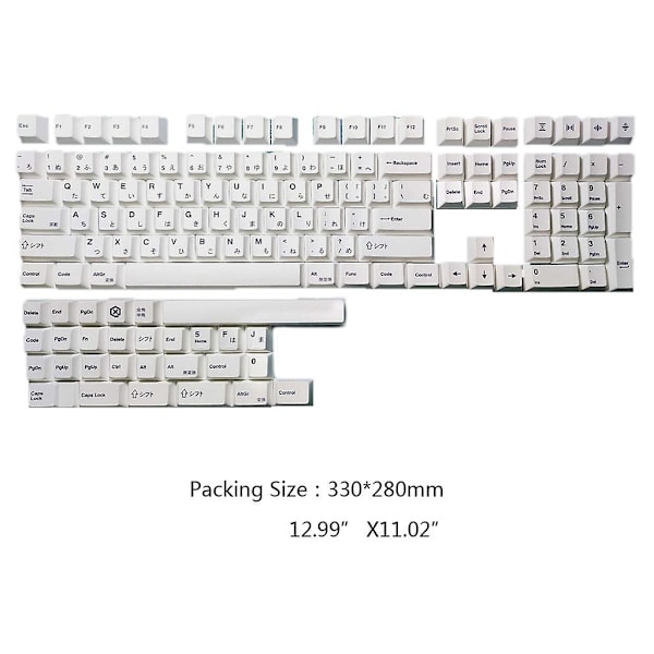 137 tangenter Cherry profil färgämne sublimering Keycap för Mx Cherry mekaniskt tangentbord