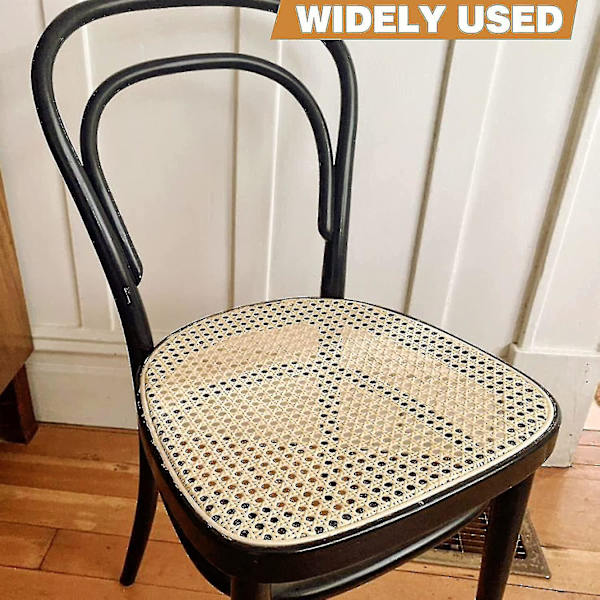 14\" Bred X 3.3' Rattanvävband Rullar för Rattanprojekt, Rattanvävbandbrädor, Naturligt Förvävt Öppet Nät Rattan för Möbelstol Skåp