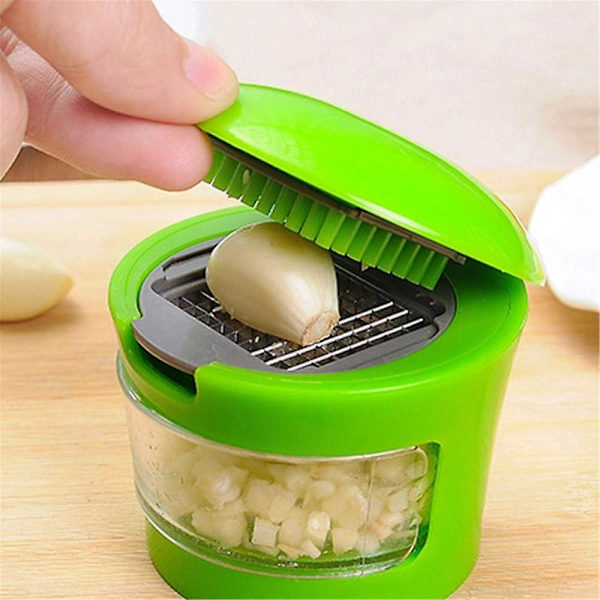 Hvidløgspresser, Multifunktionel Hvidløgspresser, Hvidløg Hakker Slicer Dicer Rivjern Til Hjem Manuel Løg Hakker Grøntsag Hakker Køkken Gadget