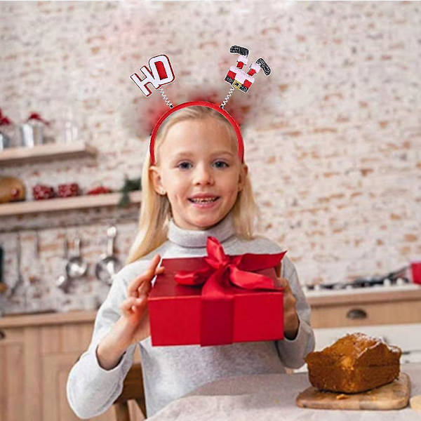 Joulu- ja juhlapyhäpäähine hiuspanta päähine lapsille ja aikuisille naamiaisiin style 4