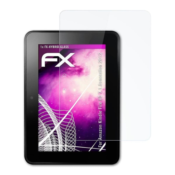 atFoliX Panzerfolie kompatibel mit Amazon Kindle Fire HD 7 1.Generation 2012 9H Schutzpanzer