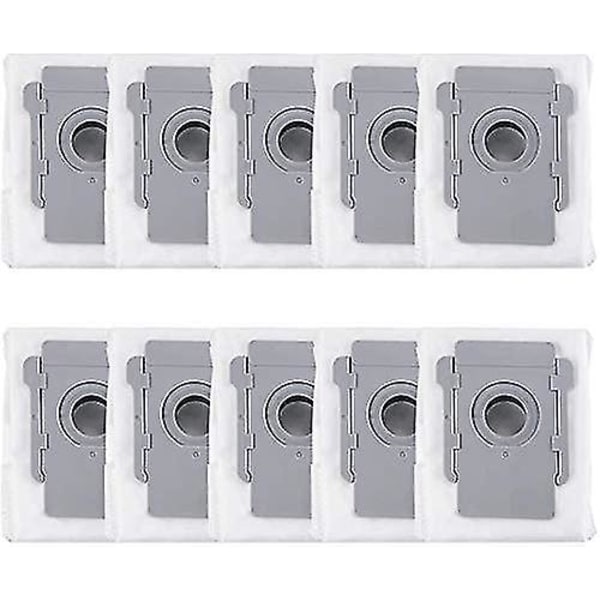 10 pussia Poussire Pour Aspirateur, yhteensopivat Avec Les Aspirateurs Roomba I7 I7 + / I7 Plus E5 E6 S9 S9 + / S9 Plus, Nettoient La Base, Enlvent La Sa