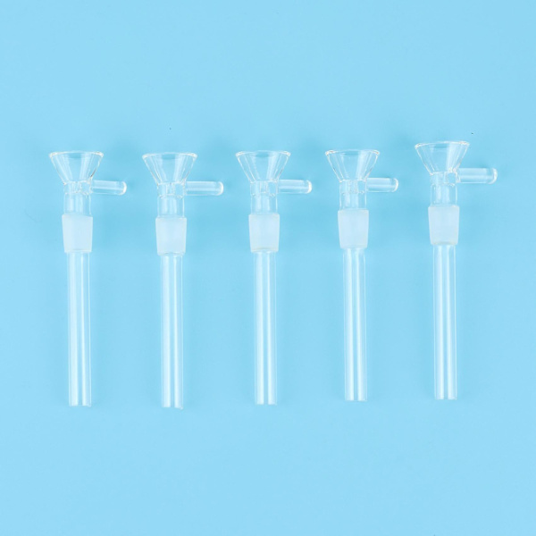 5 stk. Glasskål Glasstragt Adapter Håndlavet Klar Skålholder Transparent Glasstragt Skålholder