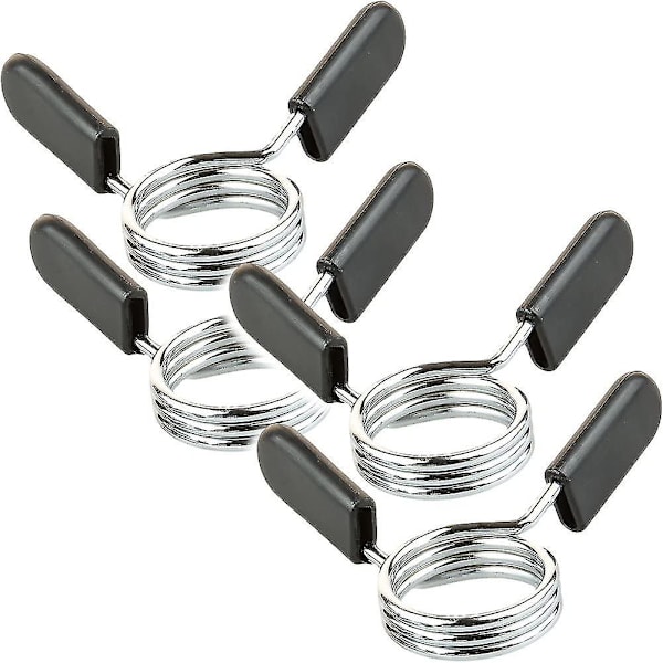 2 par håndvægtlåse, låseanordning, 30 mm, fjederlåse, fjederklemme, håndvægt