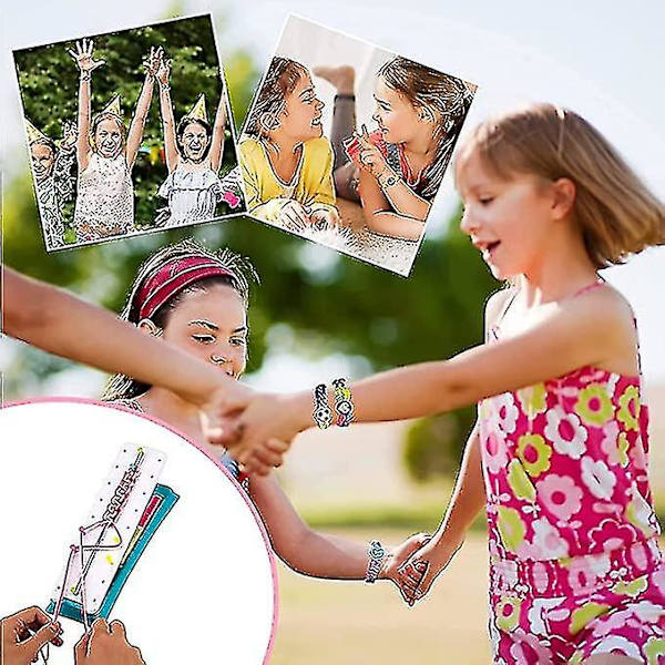 Børns Kunst og Håndværk, Diy Venskab Armbånd Fremstillingssæt