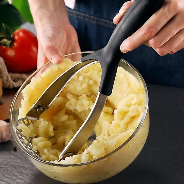 Kartoffelmoser Professionel Robust 100% PENGE TILBAGE GARANTI Grøntsags Presse Rustfrit Stål Foldbar