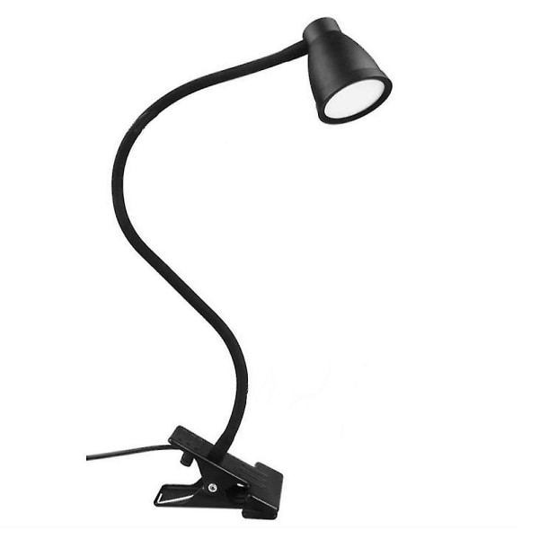 Led Leselampe Klipslampe 3 Fargemoduser Klemmelampe Fleksibel Skrivebordslampe Sengelampe