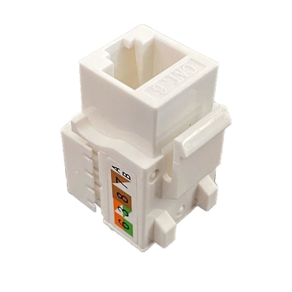 Cat6 Rj45 Keystone Jacks Modul Stik til Ethernet til Vægplade Patchpanel