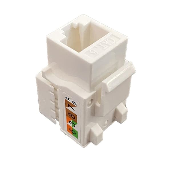 Cat6 Rj45 Keystone Jacks Modulkontakt Ethernet för väggplatta Patchpanel
